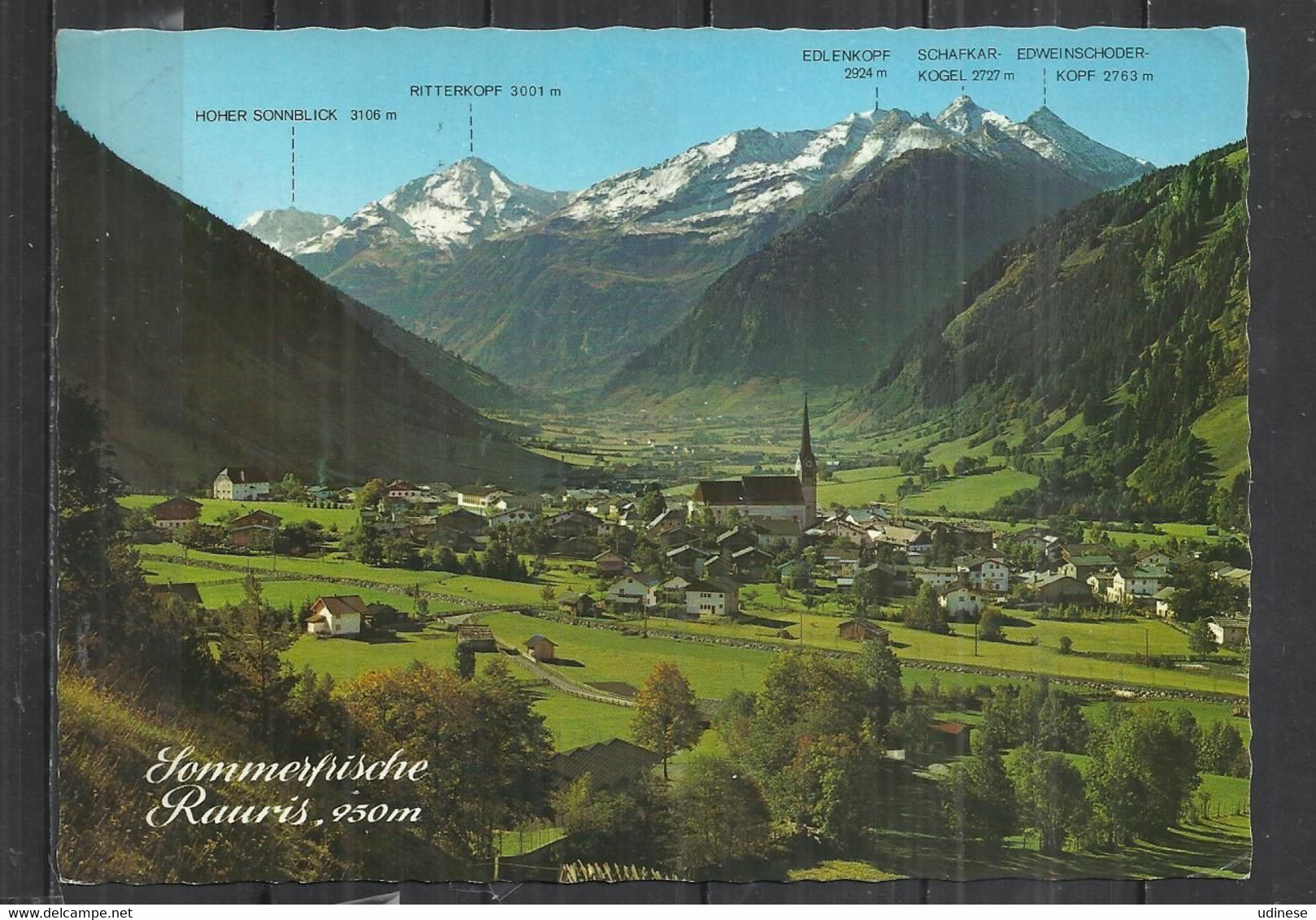 AISTRIE - RAURIS 1980 - VIEW - Rauris