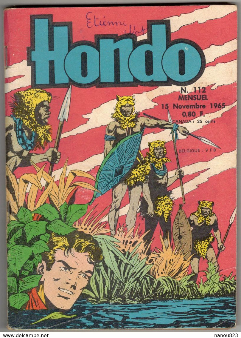 HONDO N° 112 - NOVEMBRE 1965 EDITION LUG VERSO RODEO - Hondo
