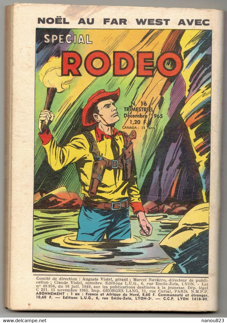 HONDO N° 112 - NOVEMBRE 1965 EDITION LUG VERSO RODEO - Hondo