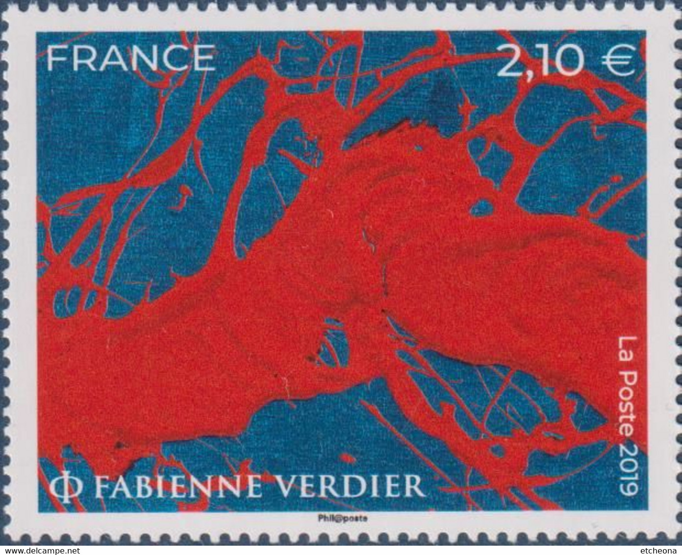 Fabienne Verdier 2.10€  Artiste Peintre N°5367 - Unused Stamps