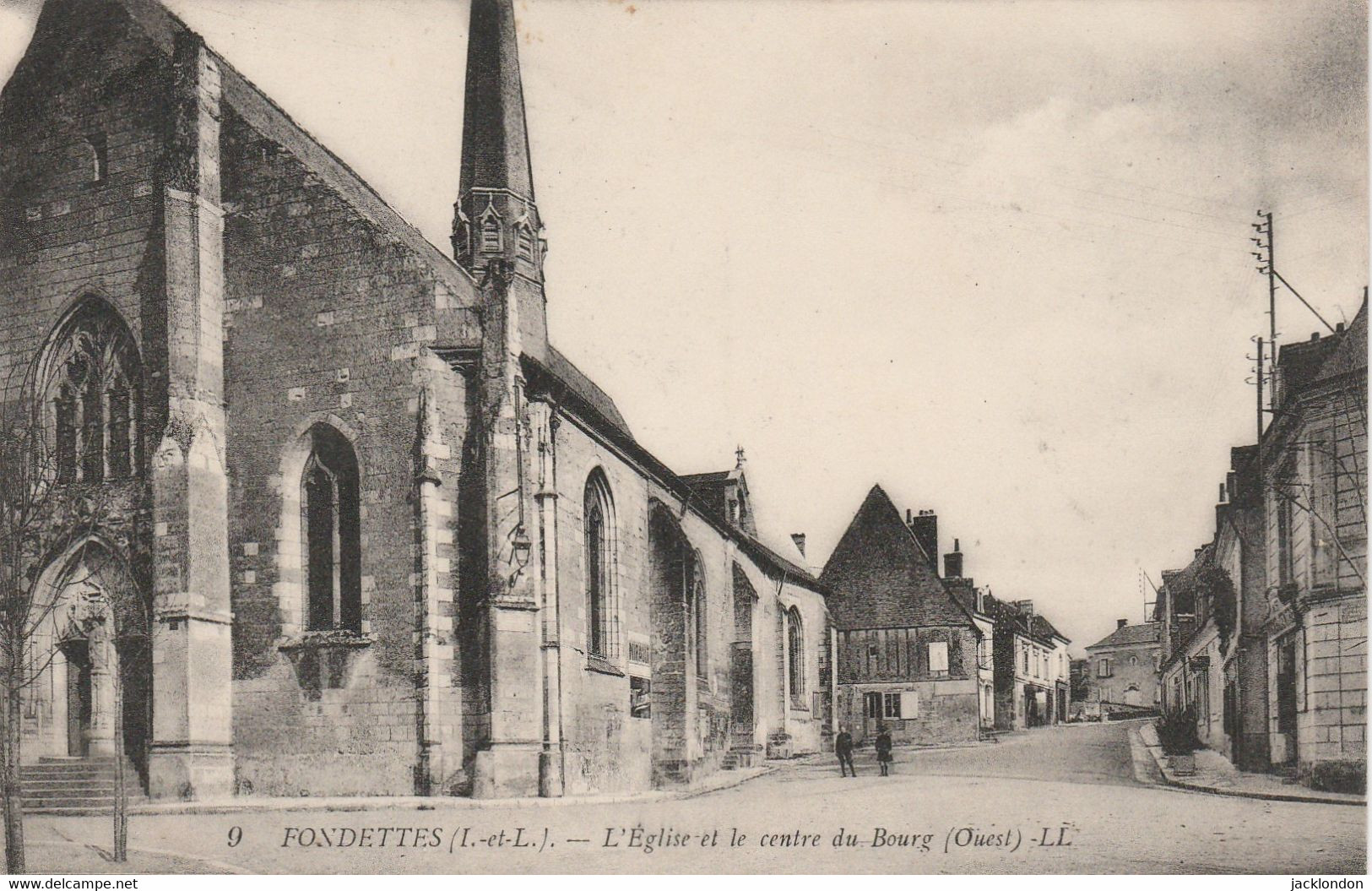 37 -   FONDETTES L'église Et Le Centre Du Bourg - Fondettes