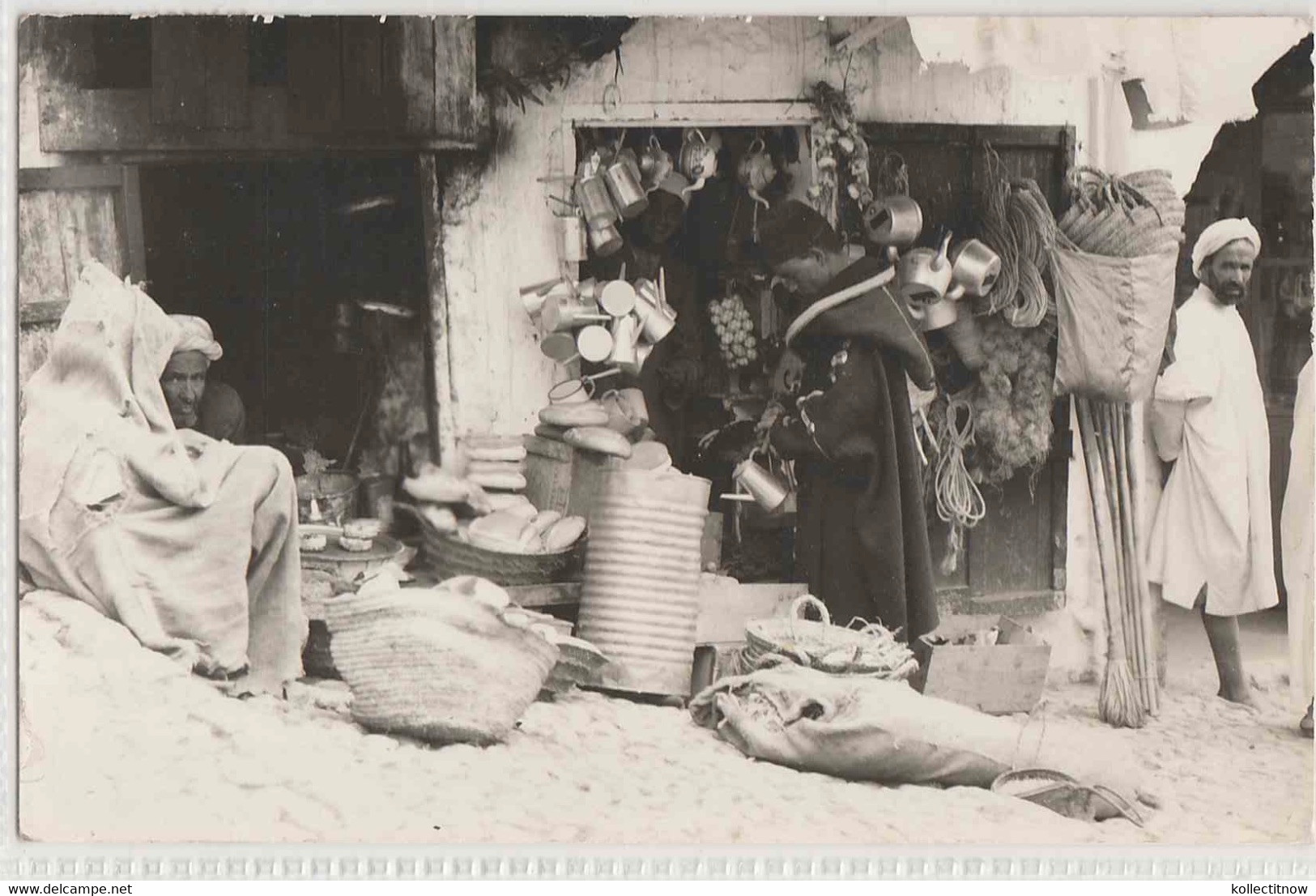 CEUTA - BAZAAR STREET SELLERS - REAL PHOTOGRAPH - Ceuta