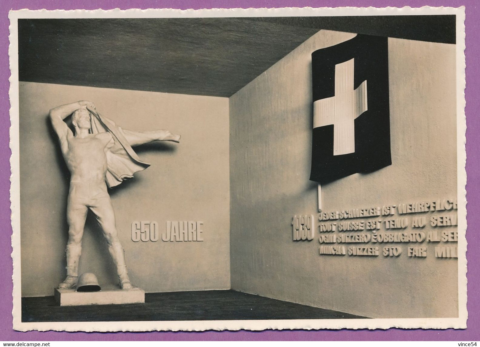 EXPOSITION NATIONALE SUISSE 1939 - ZURICH - LA - Enge : Wehrwille - Enge