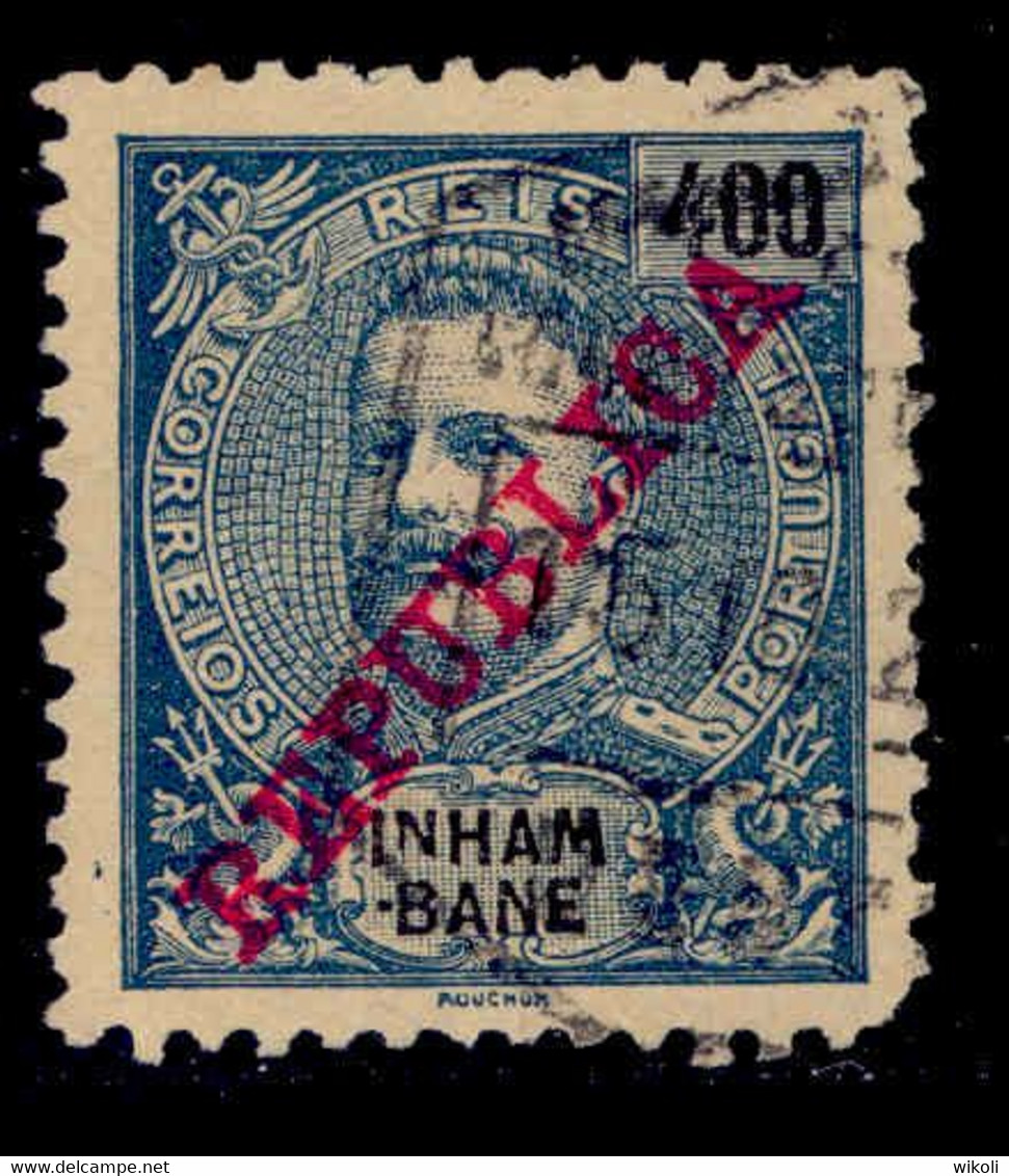 ! ! Inhambane - 1911 D. Carlos 40 R - Af. 44 - Used - Inhambane