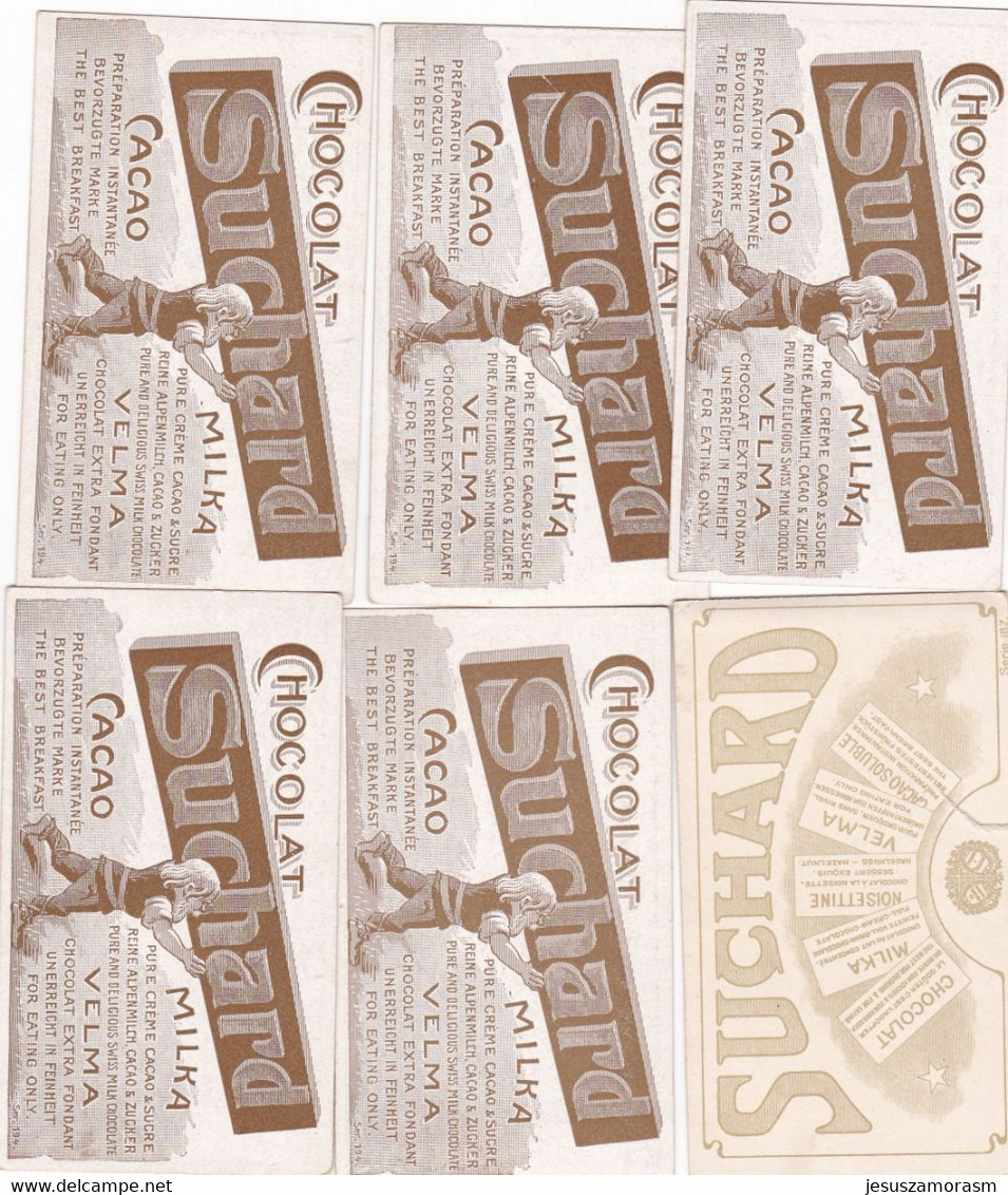 20 tarjetas publicidad de chocolates