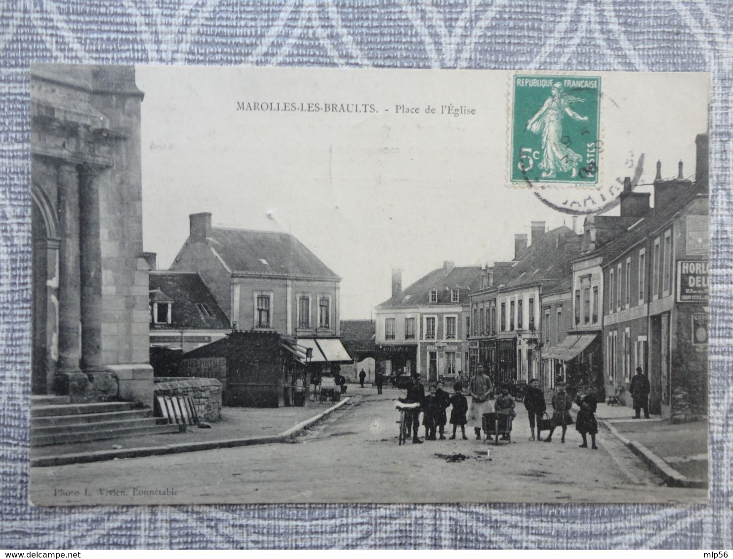 72 Marolles-les-Braults PLACE DE L'EGLISE - Marolles-les-Braults