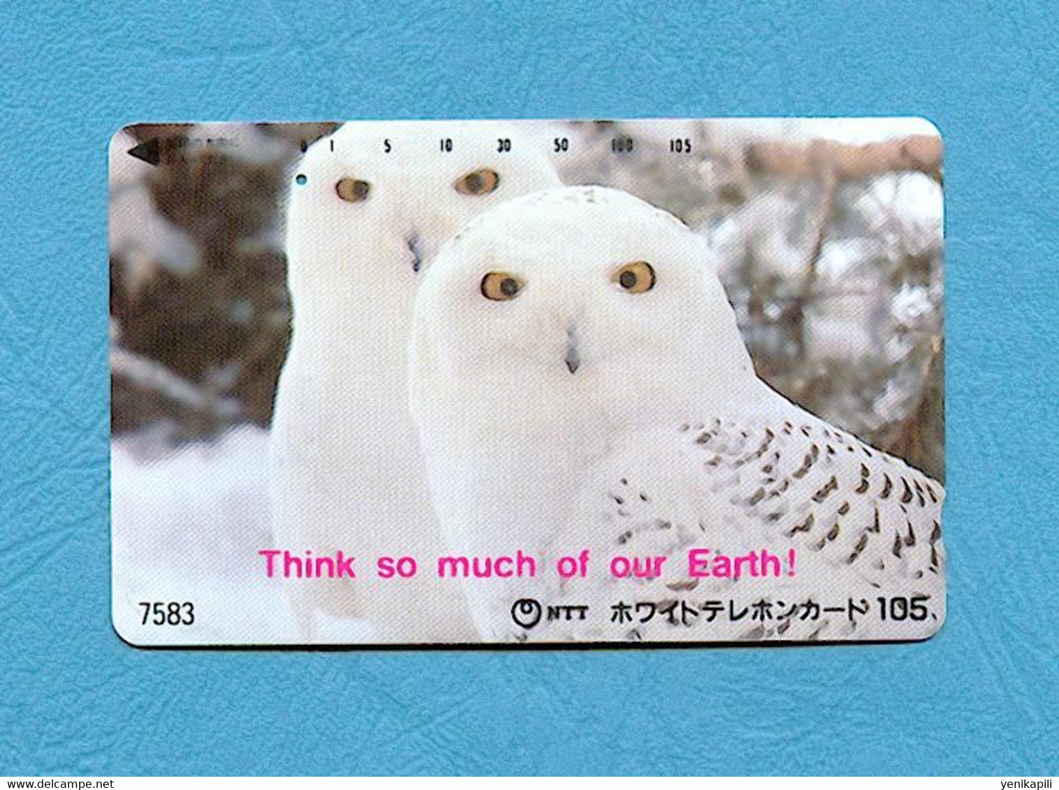 ( 5640 ) - Télécarte JAPON - ( Oiseau HIBOU & CHOUETTE ) - *** TBE *** - Voir Scan - Uilen
