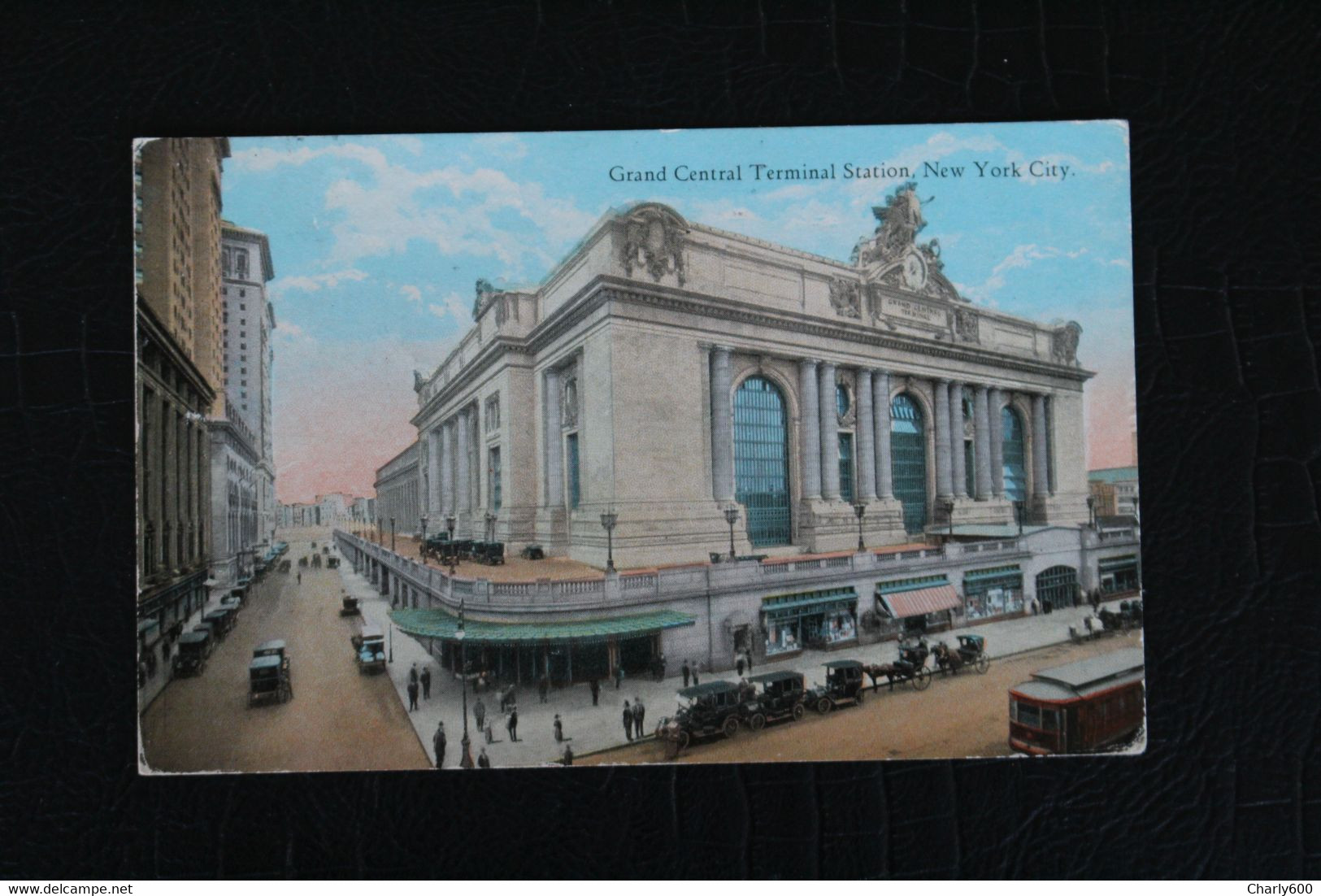 NEW YORK CITY - Grand Central Terminal Station - 1924 - Mooie Ingekleurde Kaart - Grand Central Terminal