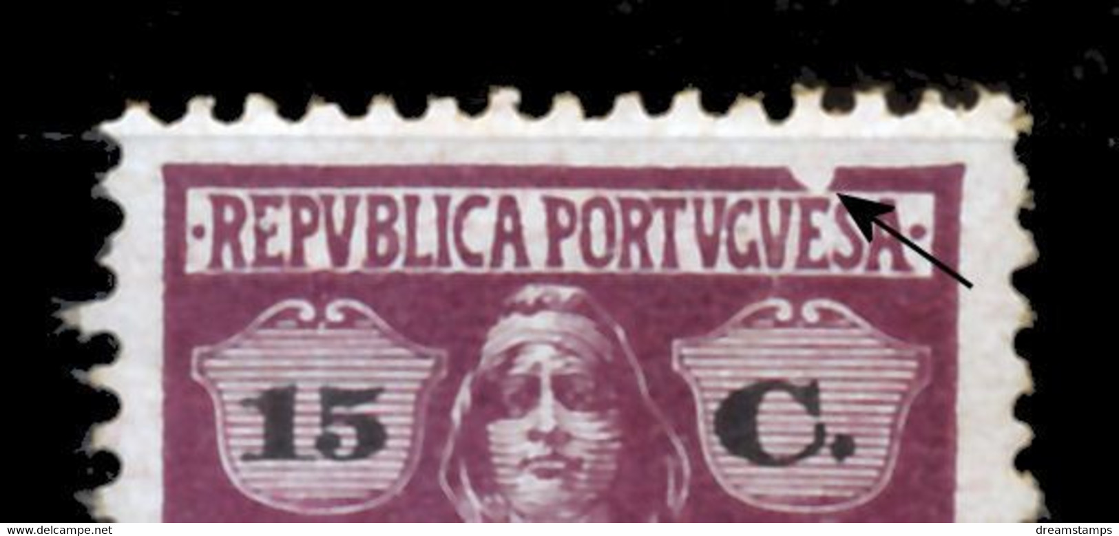 !										■■■■■ds■■ Quelimane 1914 AF#35 * Ceres 15 Centavos FENDA Plate Flaw (x13407) - Quelimane