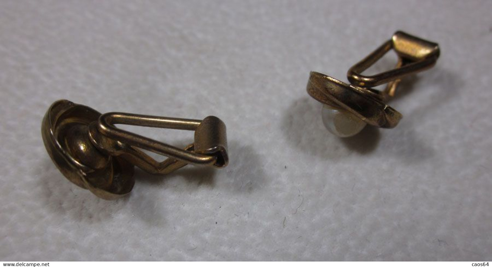 Orecchini Metal  Bigiotteria  Vintage L 1 Cm - Boucles D'oreilles