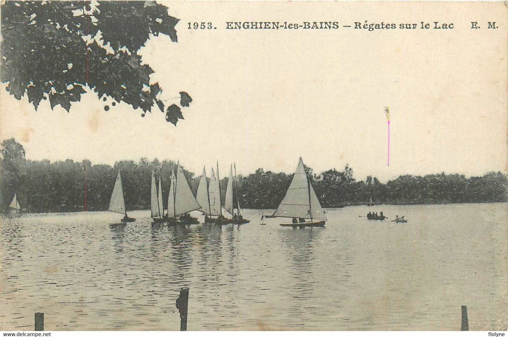 Enghien Les Bains - Les Régates Sur Le Lac - Courses De Bateaux - Enghien Les Bains