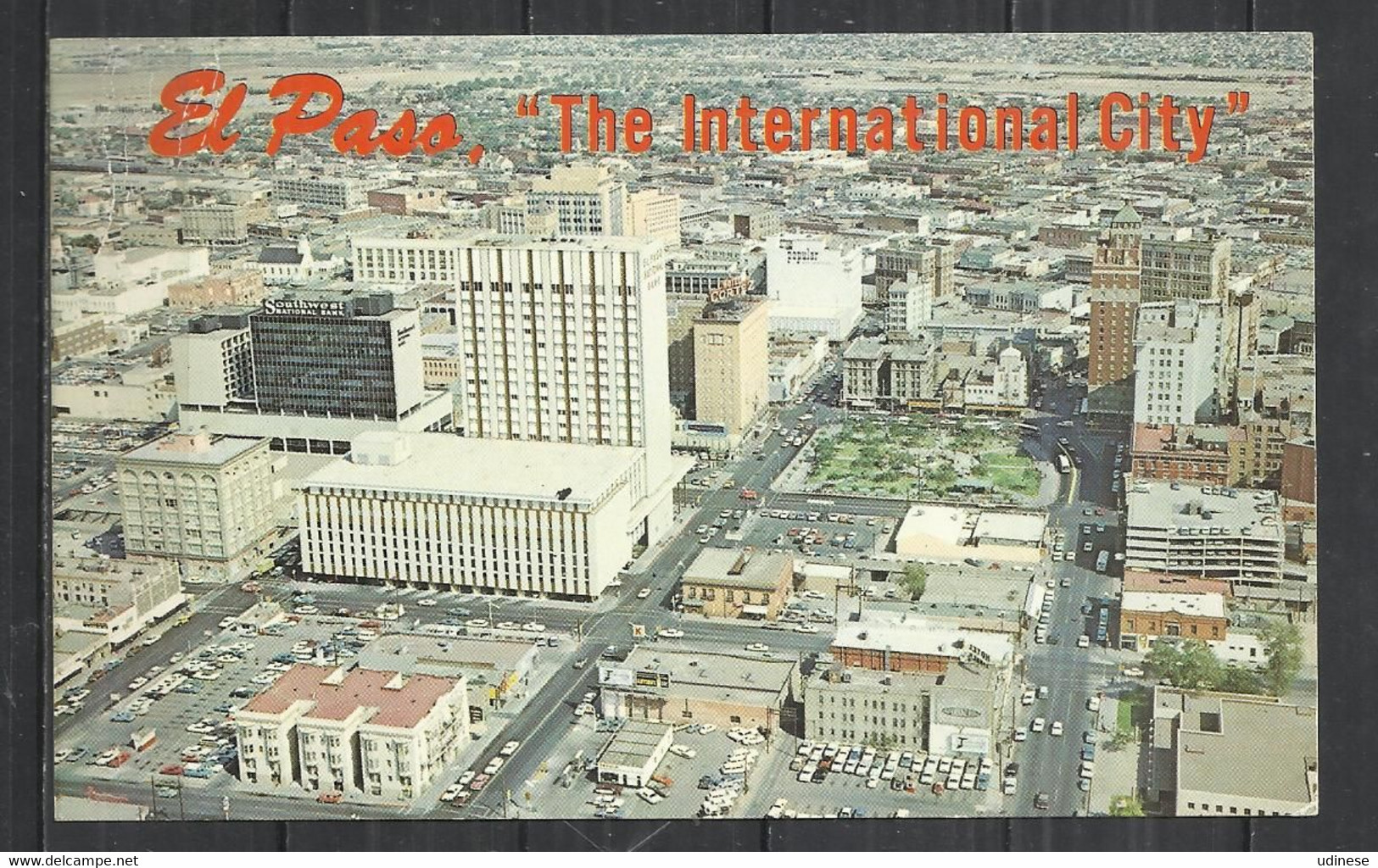 EL PASO 1970 - AERIAL VIEW - El Paso