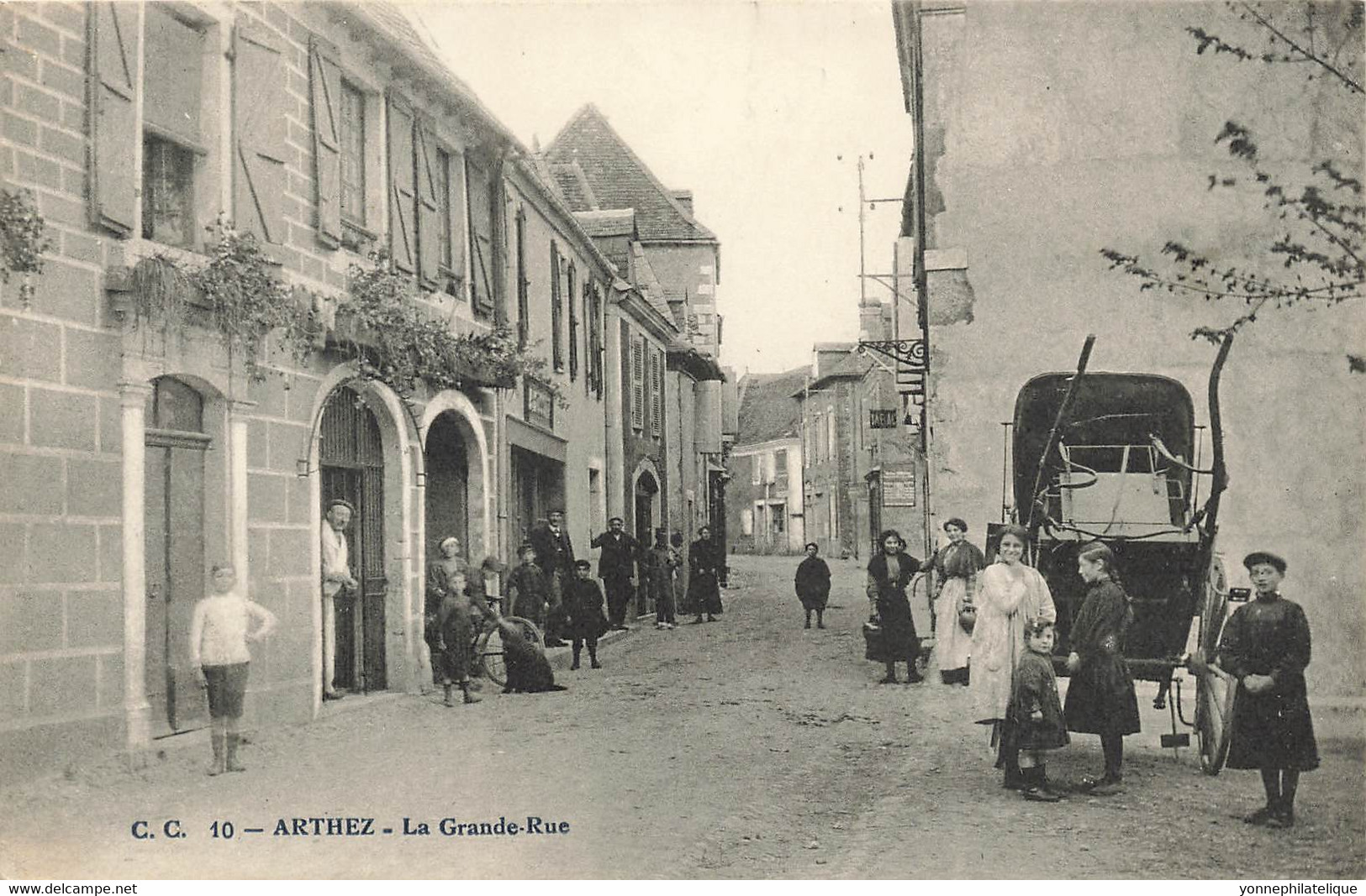 64 - PYRÉNÉES-ATLANTIQUES - ARTHEZ - Grande Rue - Belle Animation  (10042) - Arthez De Bearn