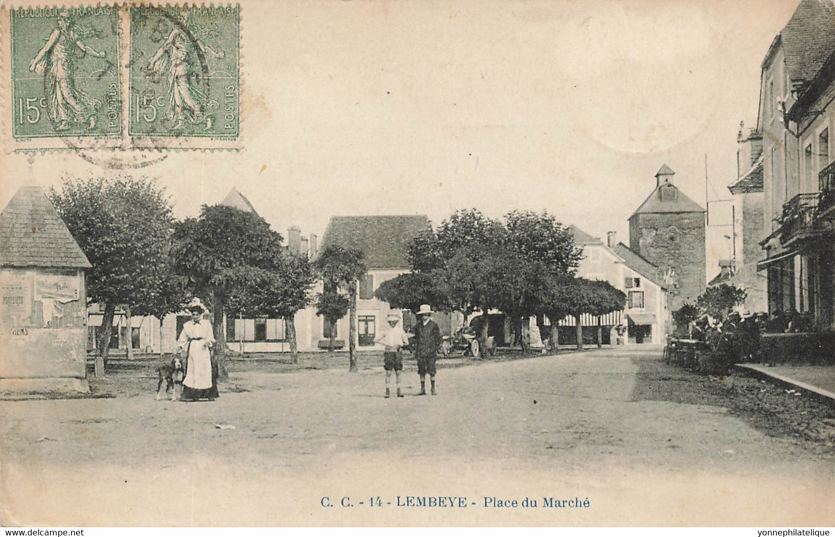 64 - PYRÉNÉES-ATLANTIQUES - LEMBEYE - Place Du Marché - Belle Animation état Voir Scans (10096) - Lembeye