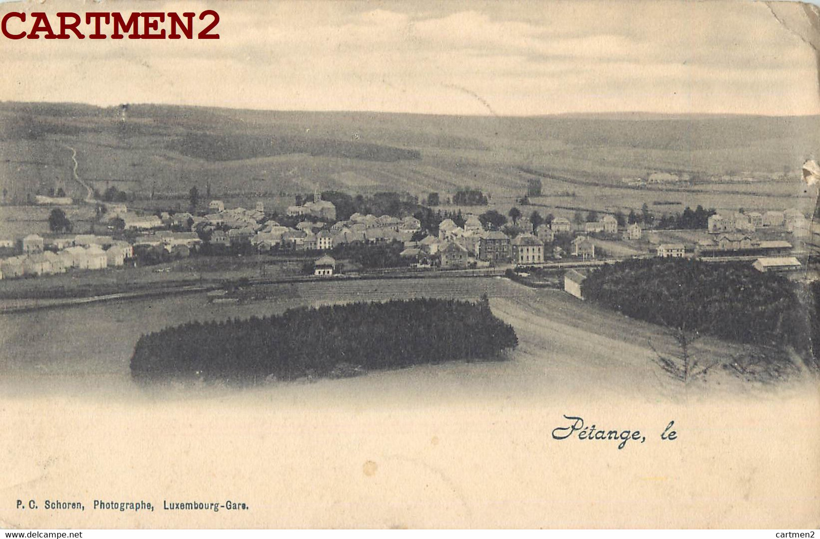 PETANGE VUE GENERALE LUXEMBOURG 1900 - Petingen