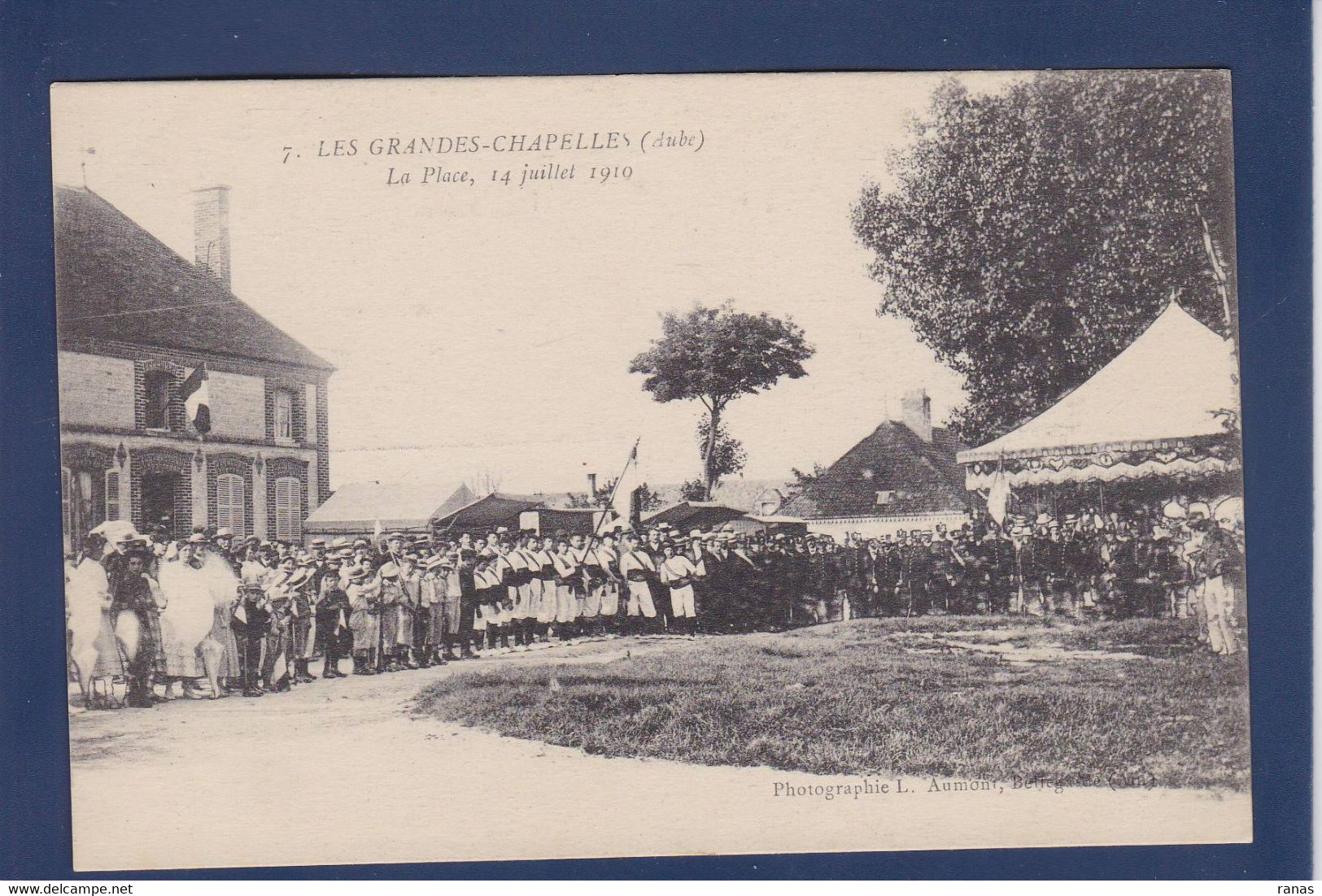 CPA [10] Aube > Les Grandes Chapelles Fête Foraine Manège Non Circulé - Otros & Sin Clasificación