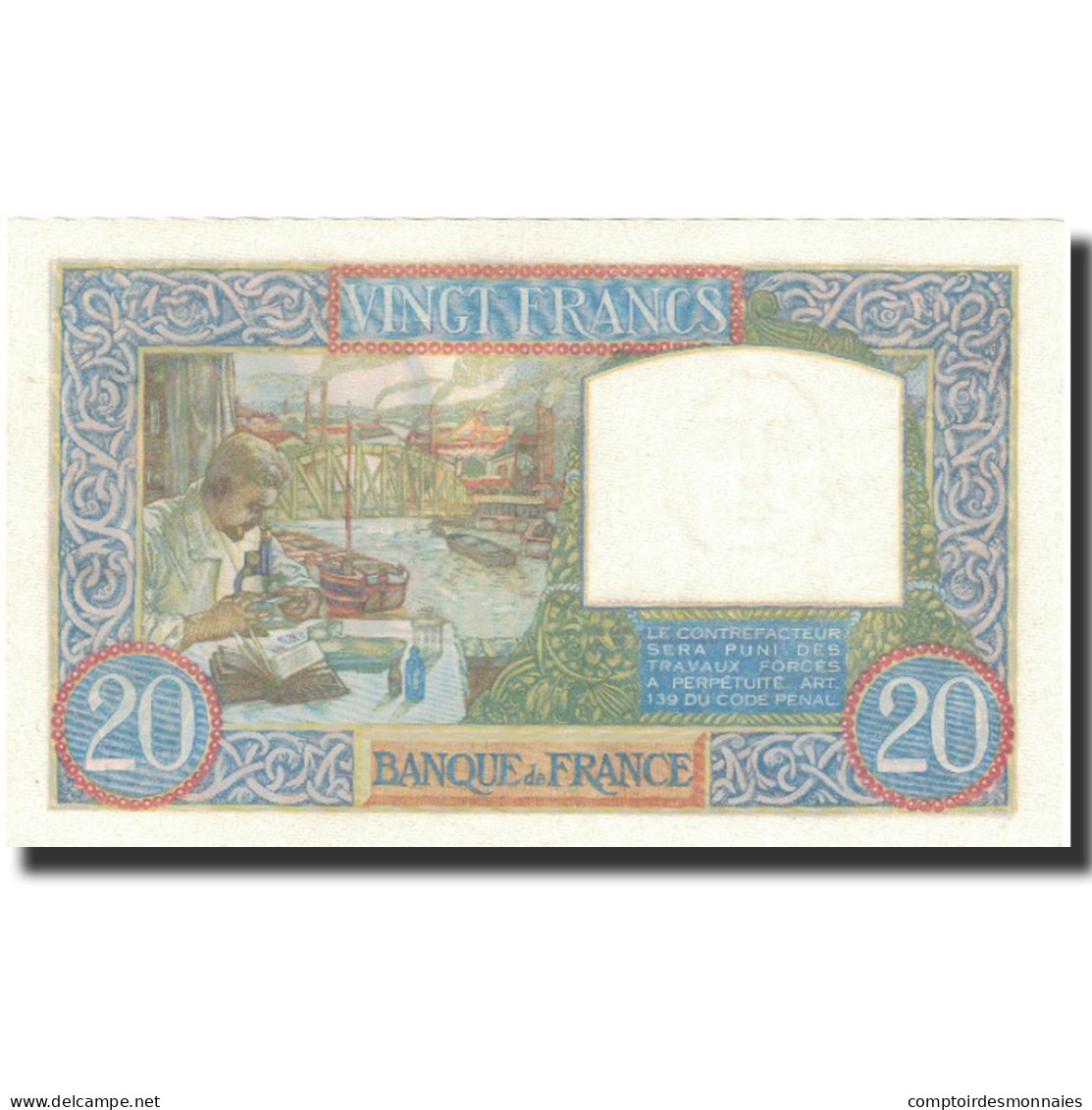 France, 20 Francs, Science Et Travail, 1941, 1941-07-17, NEUF, Fayette:12.16 - 20 F 1939-1942 ''Science Et Travail''