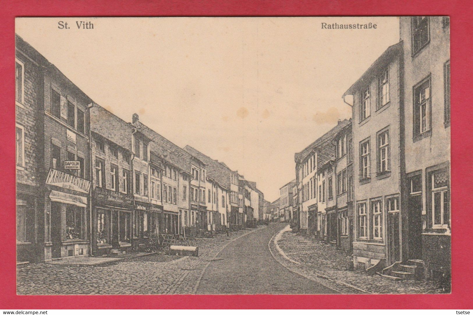 Saint-Vith / Sankt Vith - RathausstraBe ( Voir Verso ) - Saint-Vith - Sankt Vith