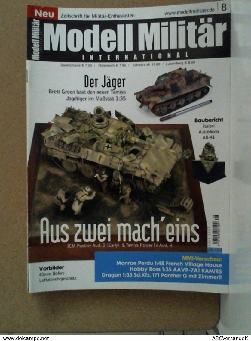 Modell Militär International Juli 2009 - Jagdtiger U.a. - Polizie & Militari