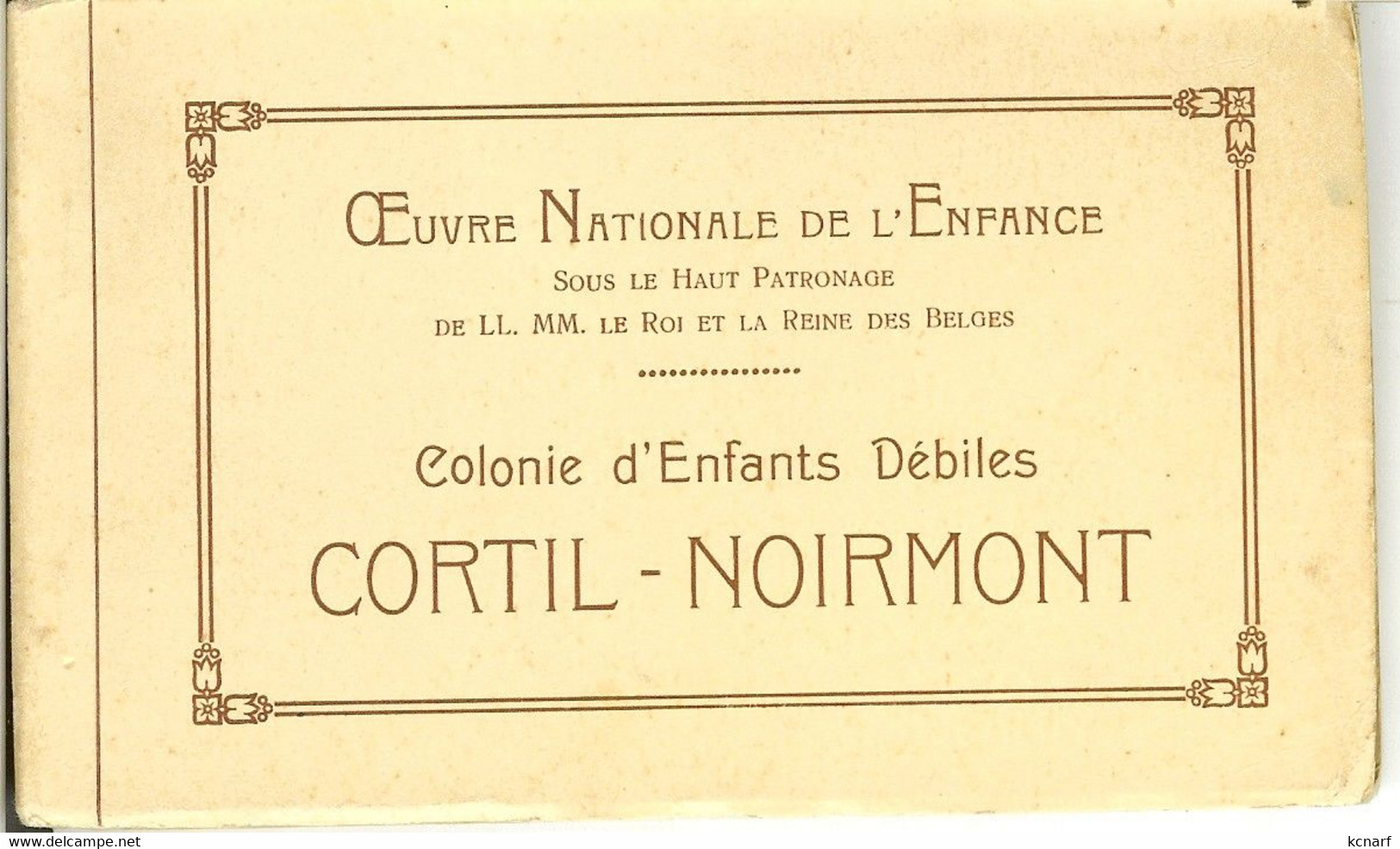 Carnet De CORTIL-NOIRMONT ( Chastre ) " Colonie D'enfants Débiles " 20pc - Chastre
