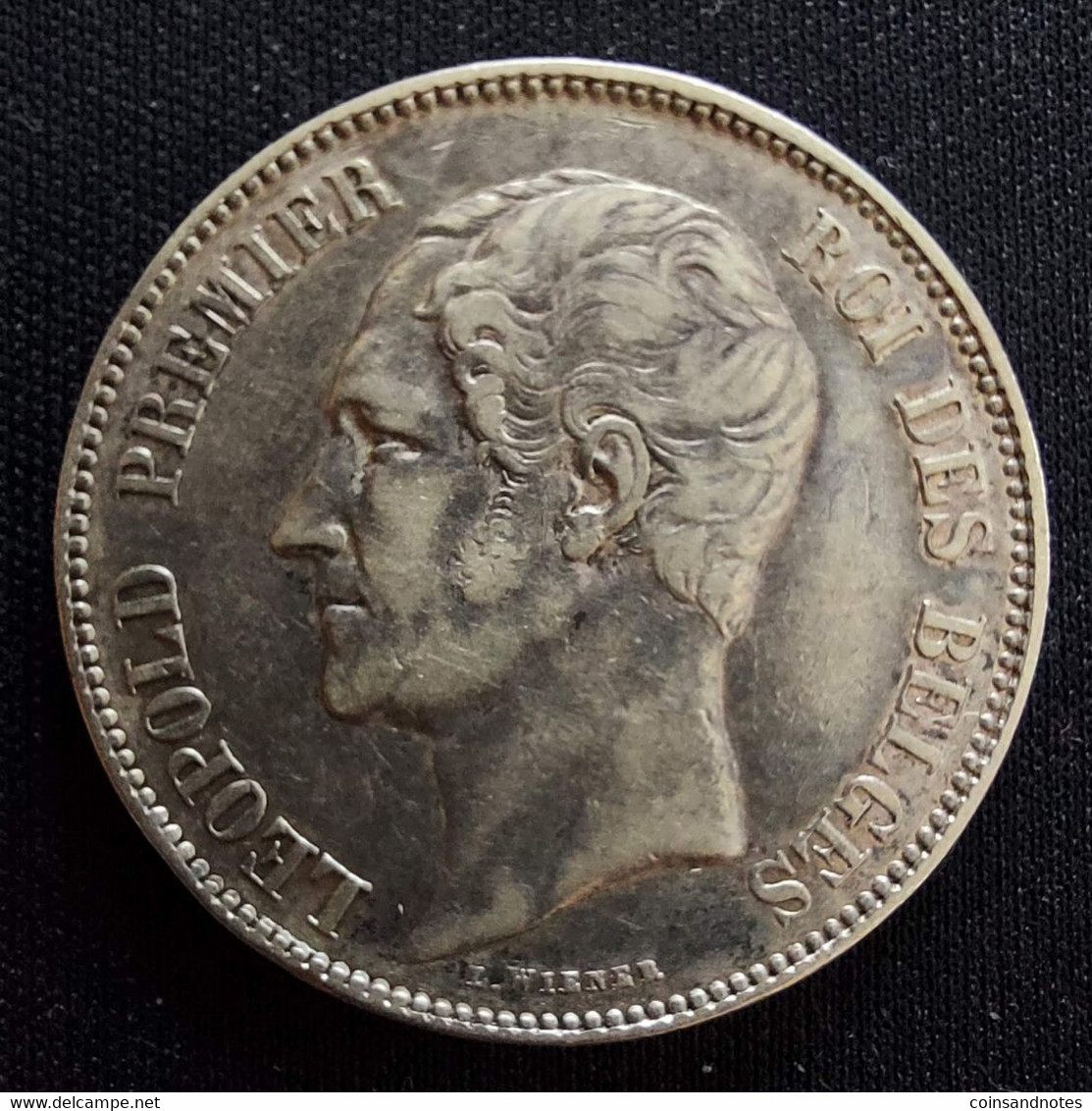 Belgium 1849 - 5 Fr Zilver - Leopold I - Morin 39a - ZFr/Pr - 5 Francs