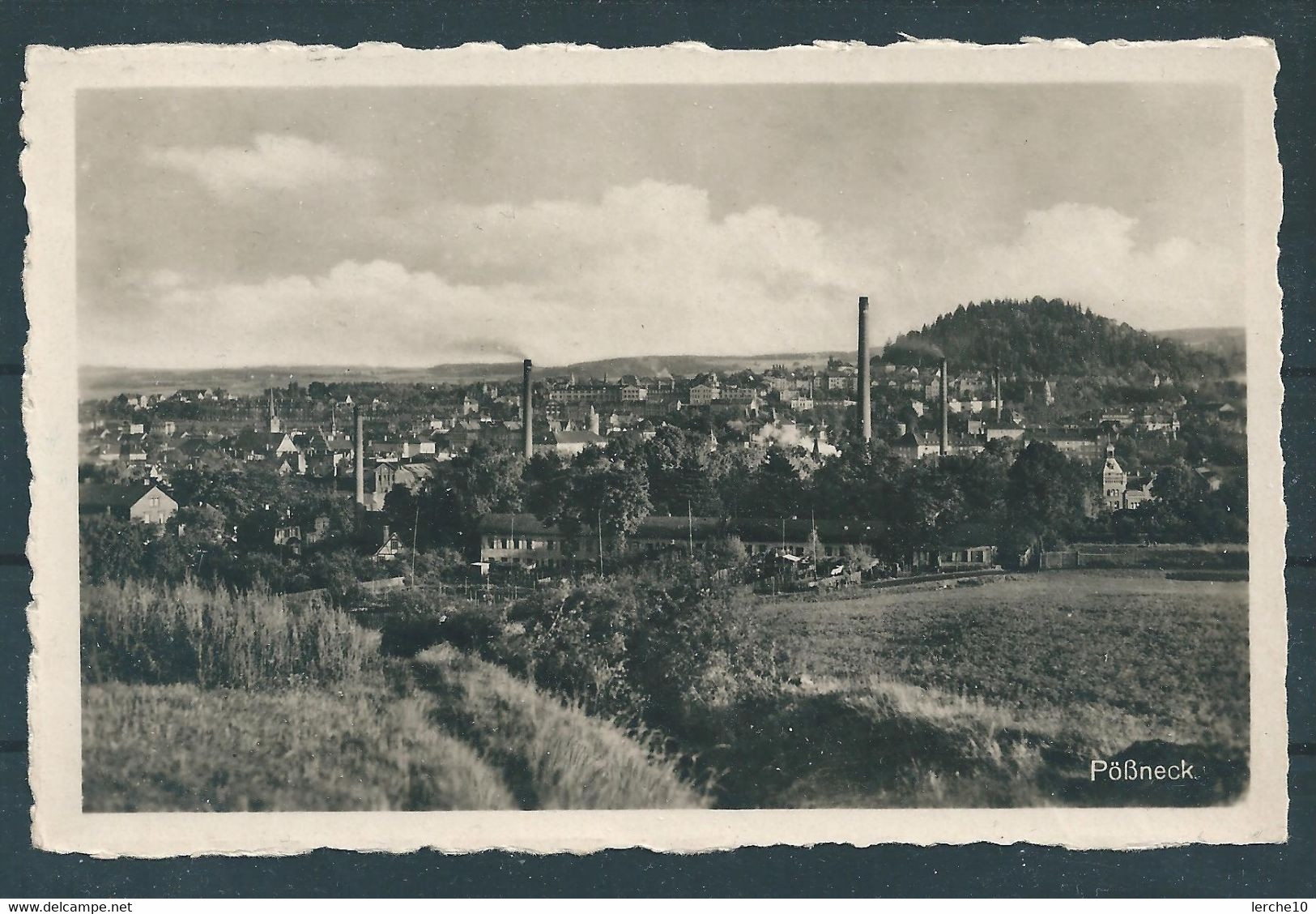 Pößneck Ansicht 1951  (8048) - Poessneck