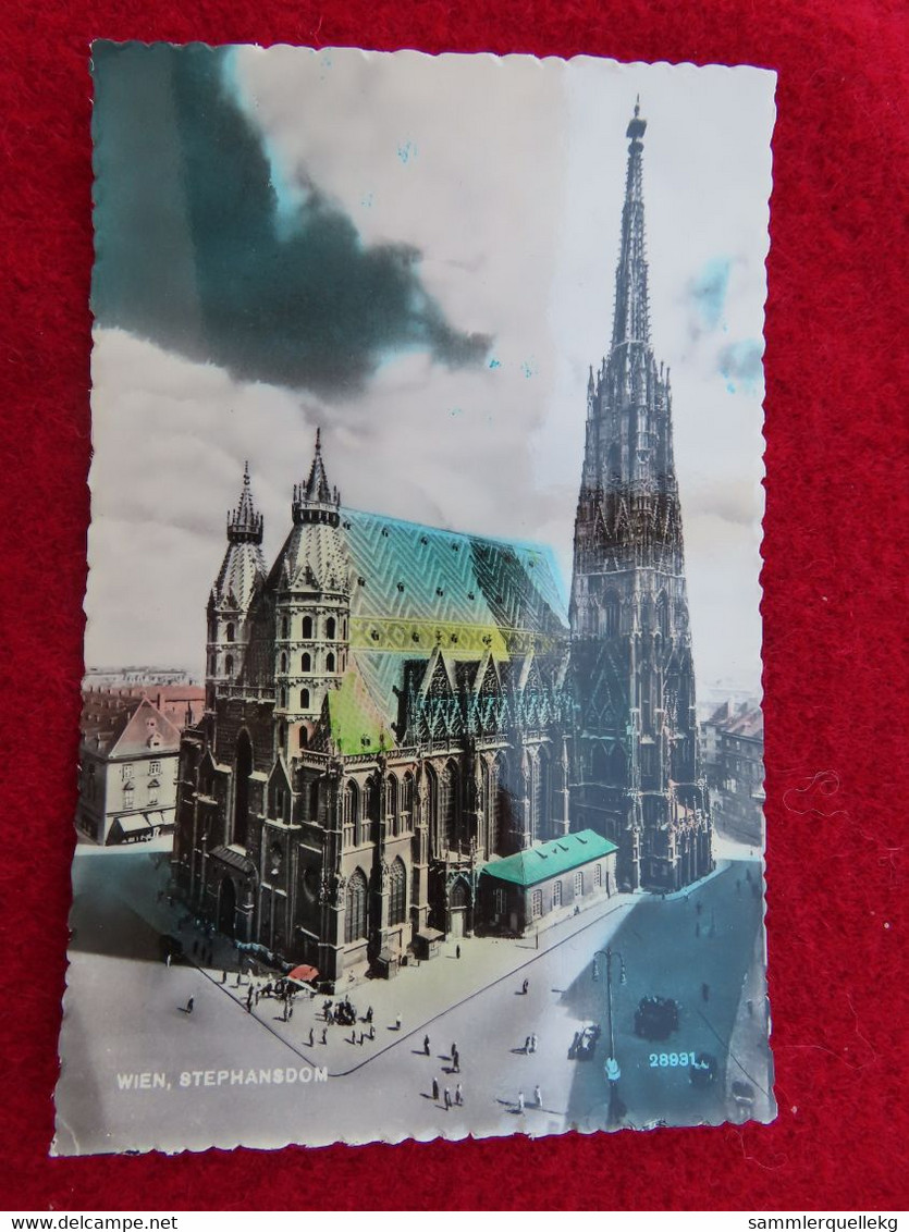 AK: Echtfoto - Stephansdom, Ungelaufen (Nr. 751) - Stephansplatz