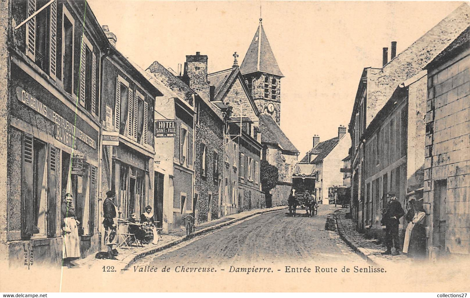 78-DAMPIERRE- VALLÉE DE CHEVREUSE, ENTRÉE ROUTE DE SENLISSE - Dampierre En Yvelines