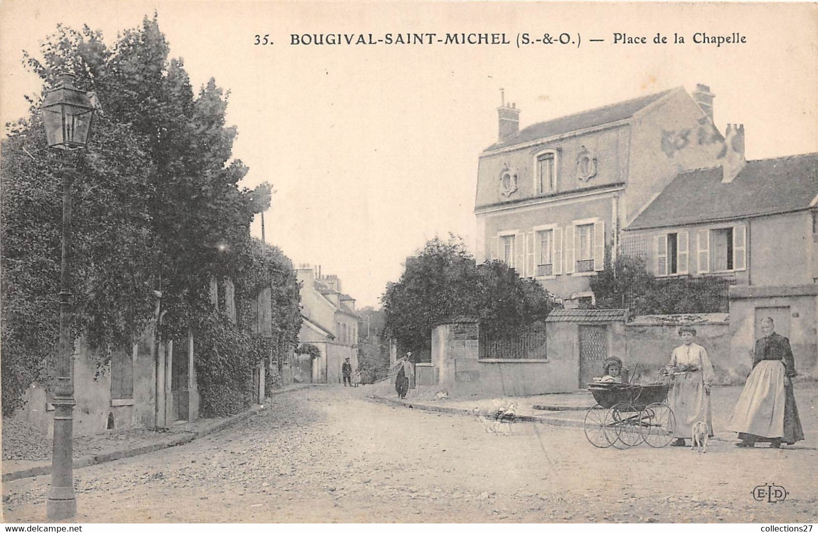 78-BOUGIVAL-SAINT-MICHEL- PLACE DE LA CHAPELLE - Bougival