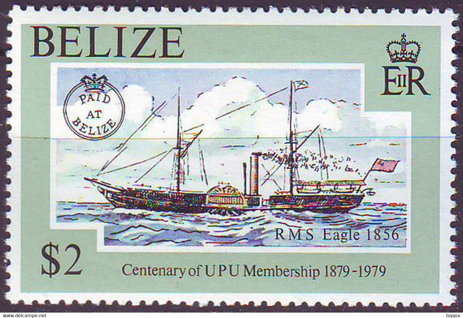 BELIZE - SHIPS  Raddampfer „Eagle“  UPU - **MNH - 1979 - Barcos