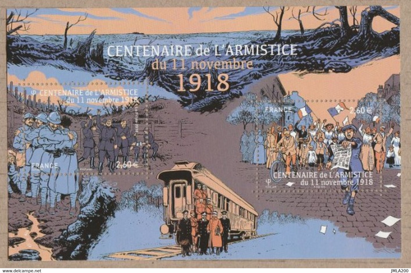 FRANCE 2018 BLOC F 5284 Centenaire De L' Armistice Du 11 Novembre 1918  Timbre NEUF - Neufs