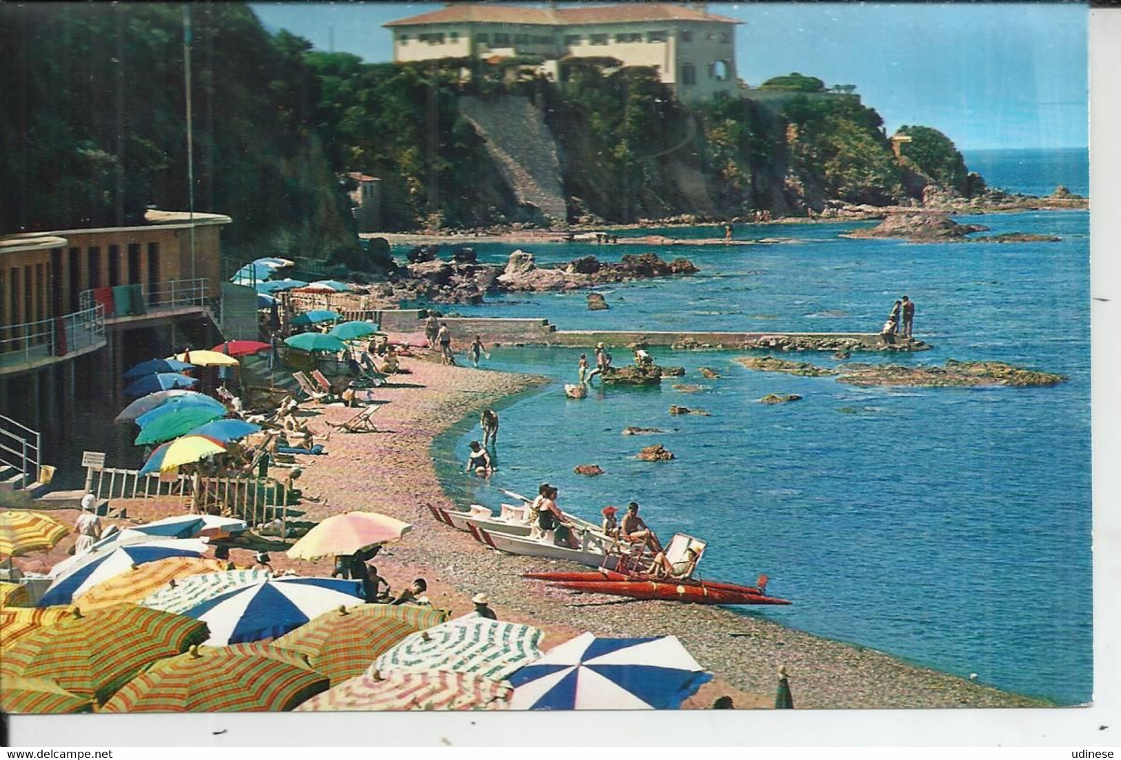 CASTIGKIONCELLO  (FRAZ. DI ROSIGNANO M.MO, LIVORNO) 1962 - PANORAMA QUERCETANO - VILLA GODILONDA - Livorno