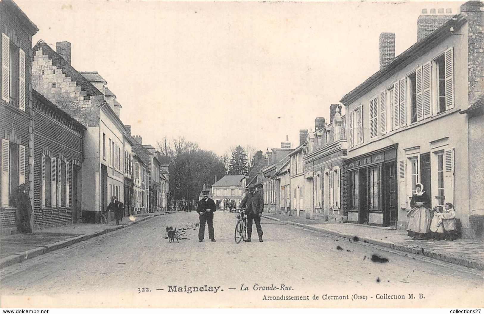 60-MAIGNELAY- LA GRANDE RUE - Maignelay Montigny