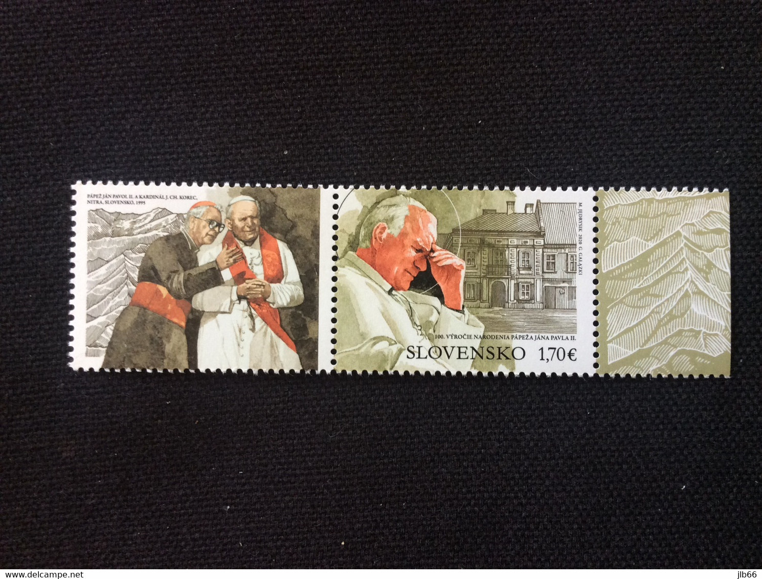 Slovaquie 2020  Centenaire Naissance Du Pape Jean Paul II ** NSC - Unused Stamps