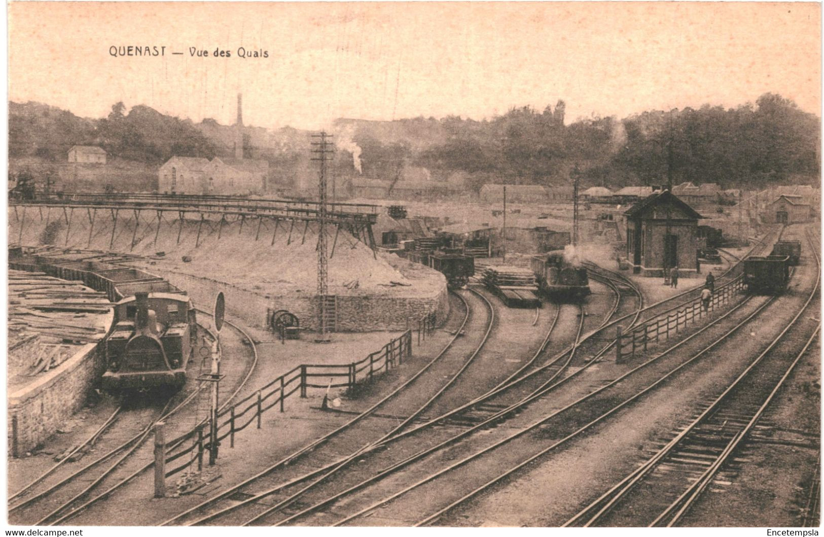 CPA Carte Postale Belgique Quenast Vue Des Quais     VM46684ok - Rebecq