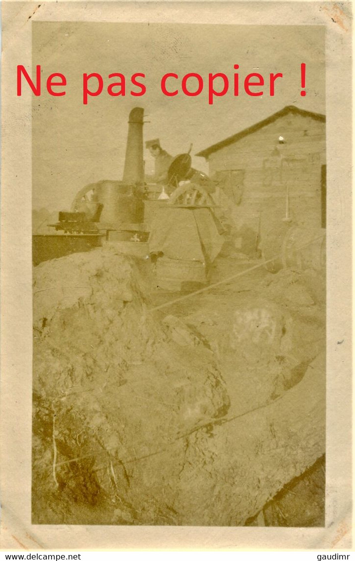 PHOTO BELGE - LA CUISINE ROULANTE A WULPEN ENTRE FURNES ET NIEUPORT - NIEUWPOORT  BELGIQUE  GUERRE 1914 - 1918 - 1914-18