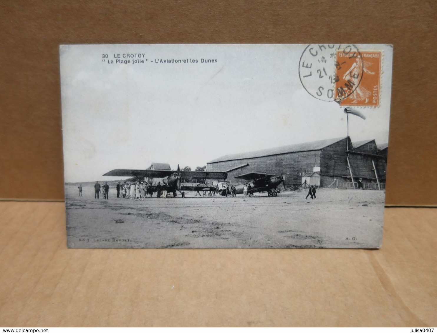 LE CROTOY (80) La Plage Jolie L'aviation Et Les Dunes Avions - Le Crotoy