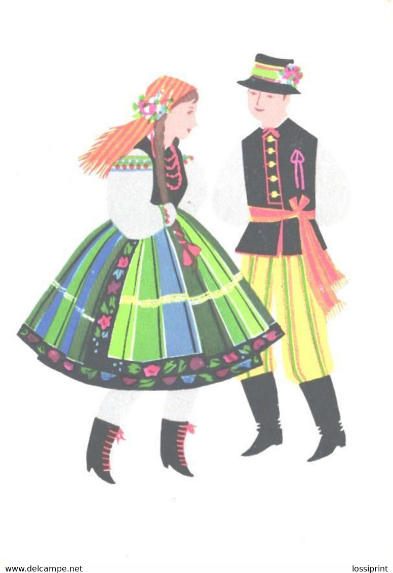 Poland:National Costumes, Wesele Iowickie - Starsi Družbowie - Europe