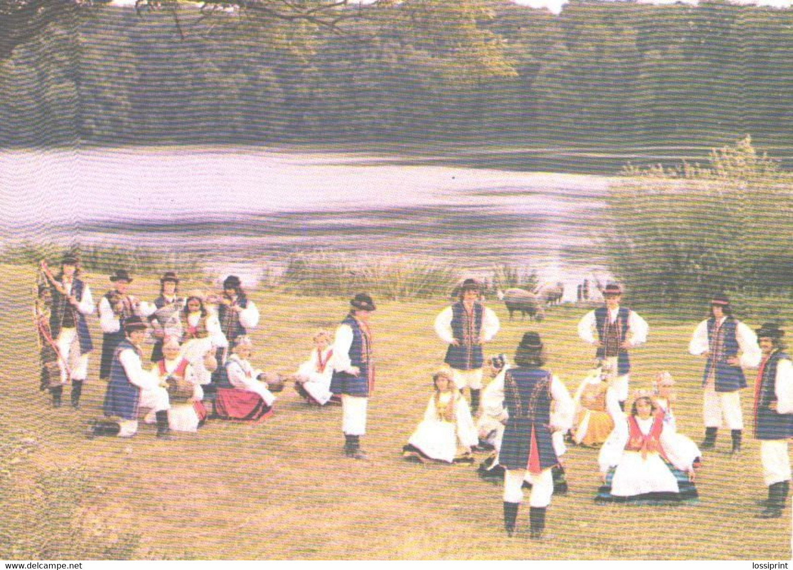 Poland:National Costumes, Kaszubski Folklore, Dance Kaszuby Z Kartuz - Europe