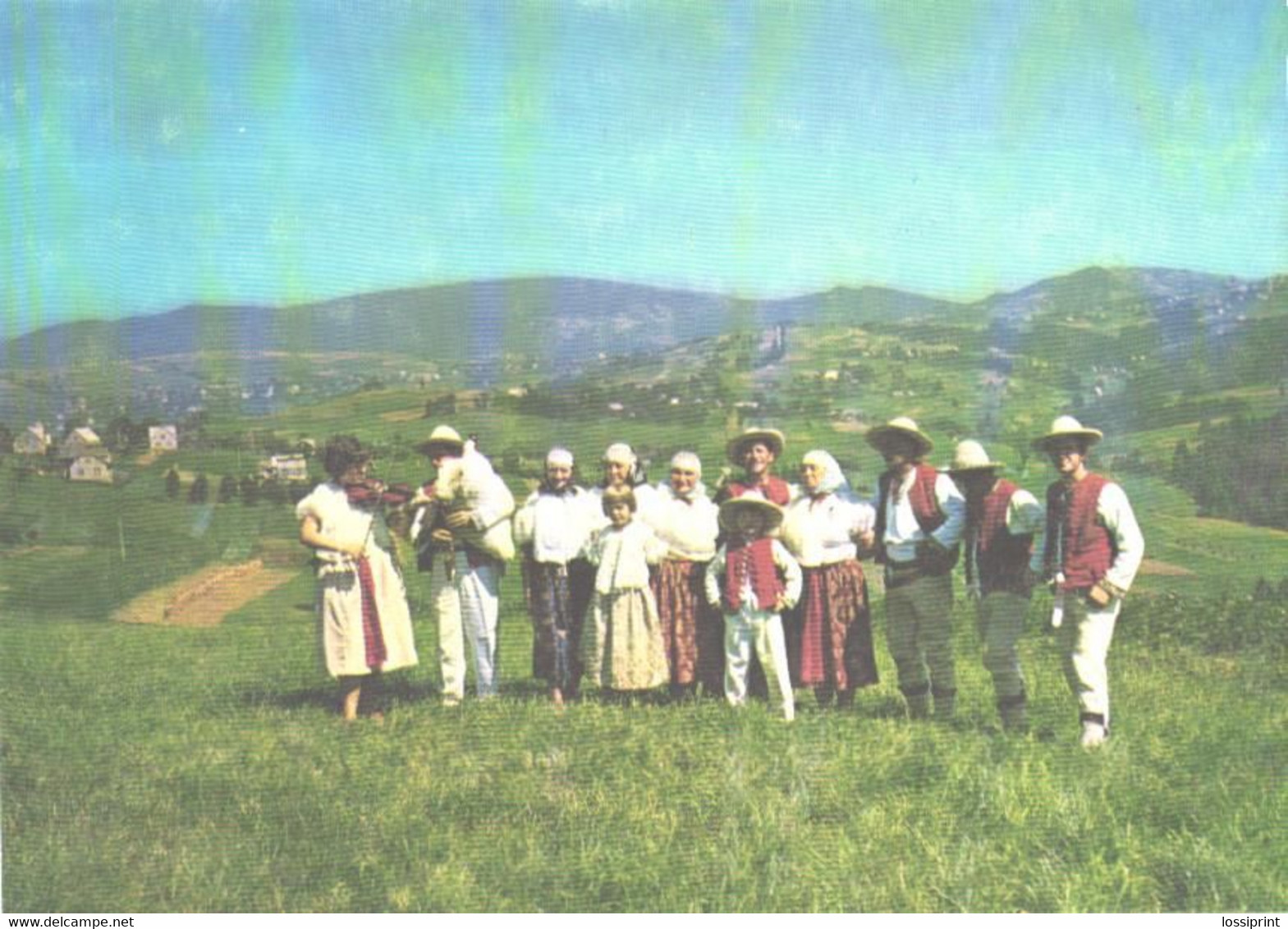 Poland:National Costumes, Jaworzynka, Dance Jaworzynka - Europe