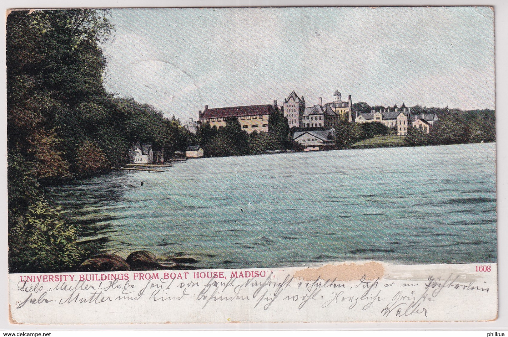 University Buildings From Boat House Madison - Madison