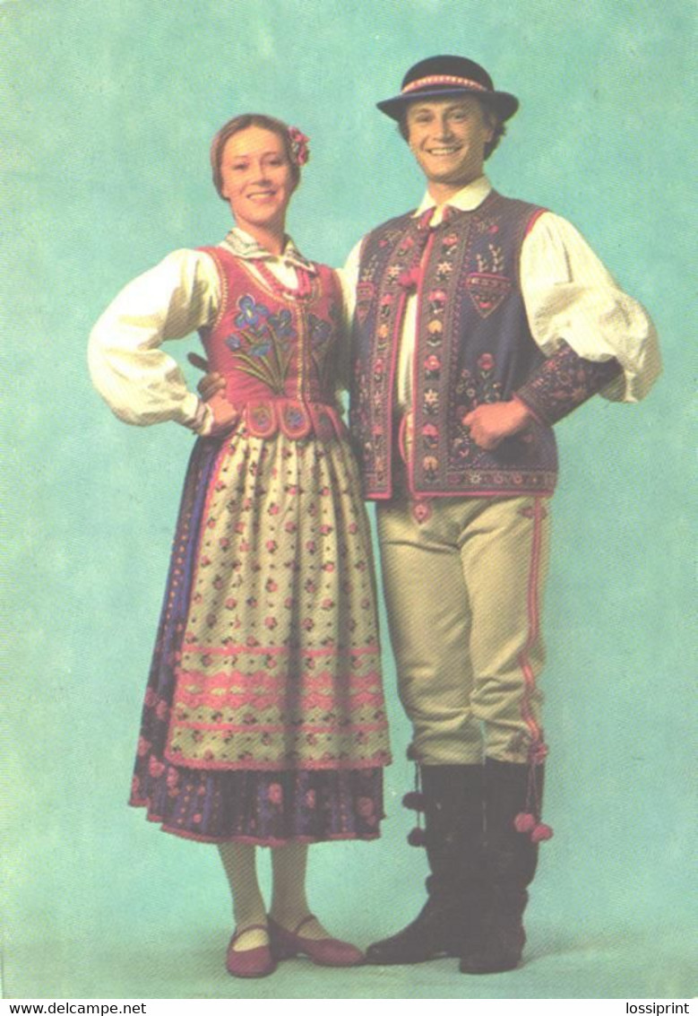 Poland:National Costume, Zespol Region, Song And Dance Mazowsze - Europe