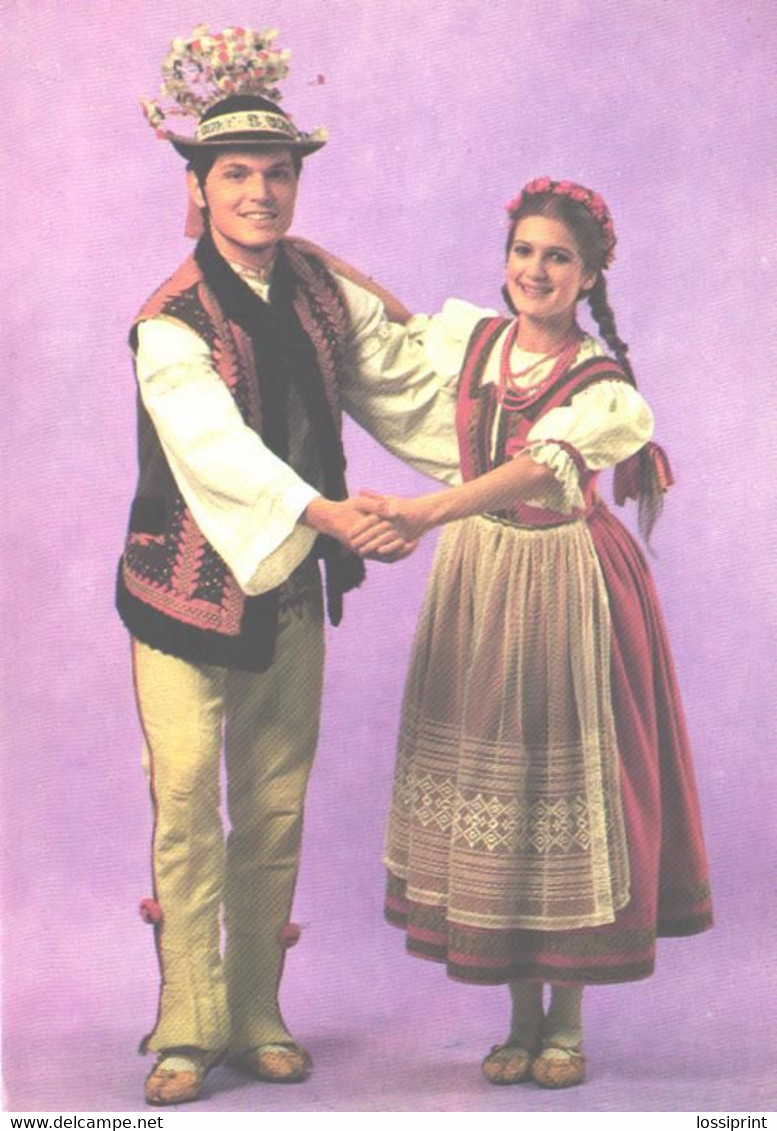 Poland:National Costume, Zespol Region, Song And Dance Mazowsze - Europe