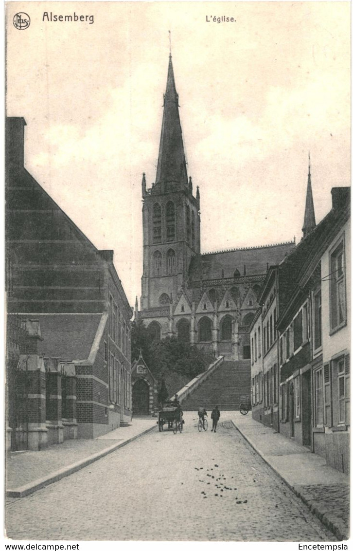 CPA Carte Postale Belgique Alsemberg L'église VM46694 - Beersel