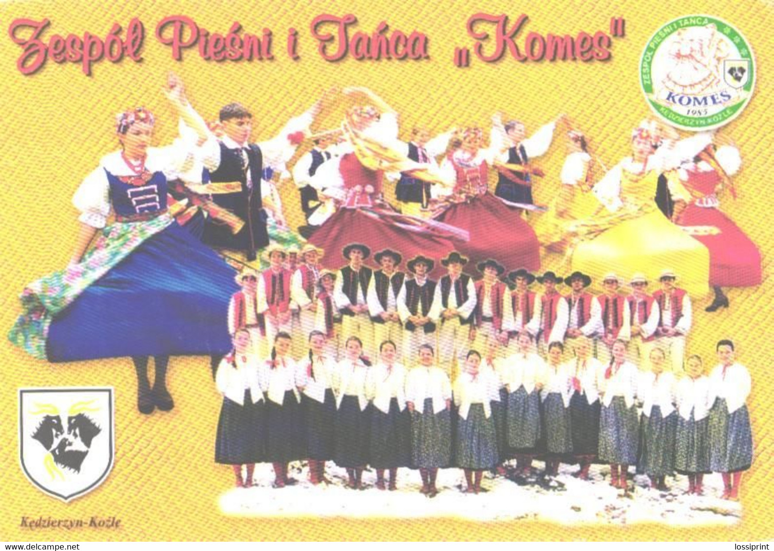 Poland:National Costume, Zespol Region, Song And Dance Komes - Europe