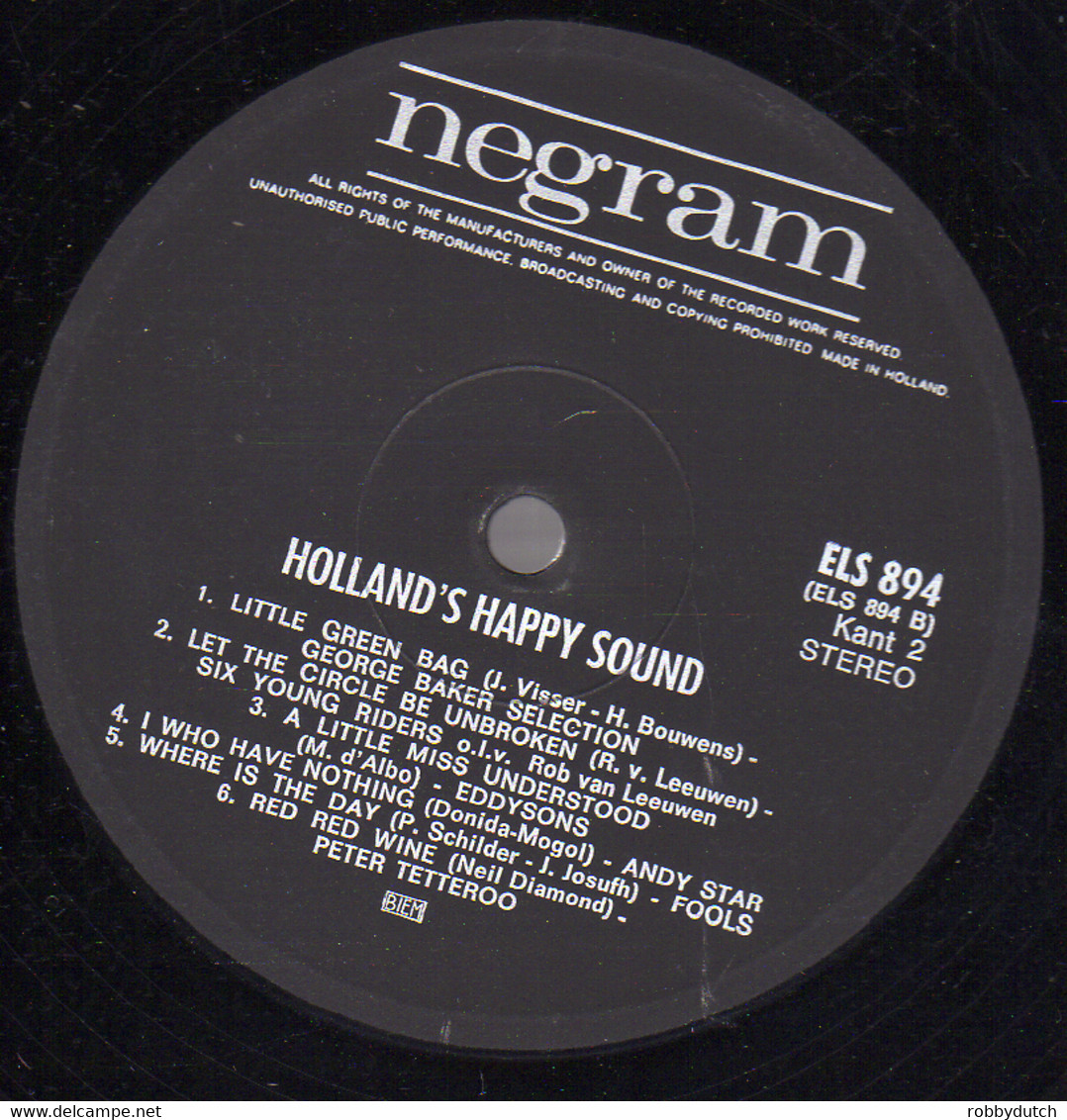 * LP *  HOLLAND' S HAPPY SOUND - TEE-SET / MOTIONS / DADDY' S ACT / SPACETRACK ? FOOLS A.o. - Hit-Compilations