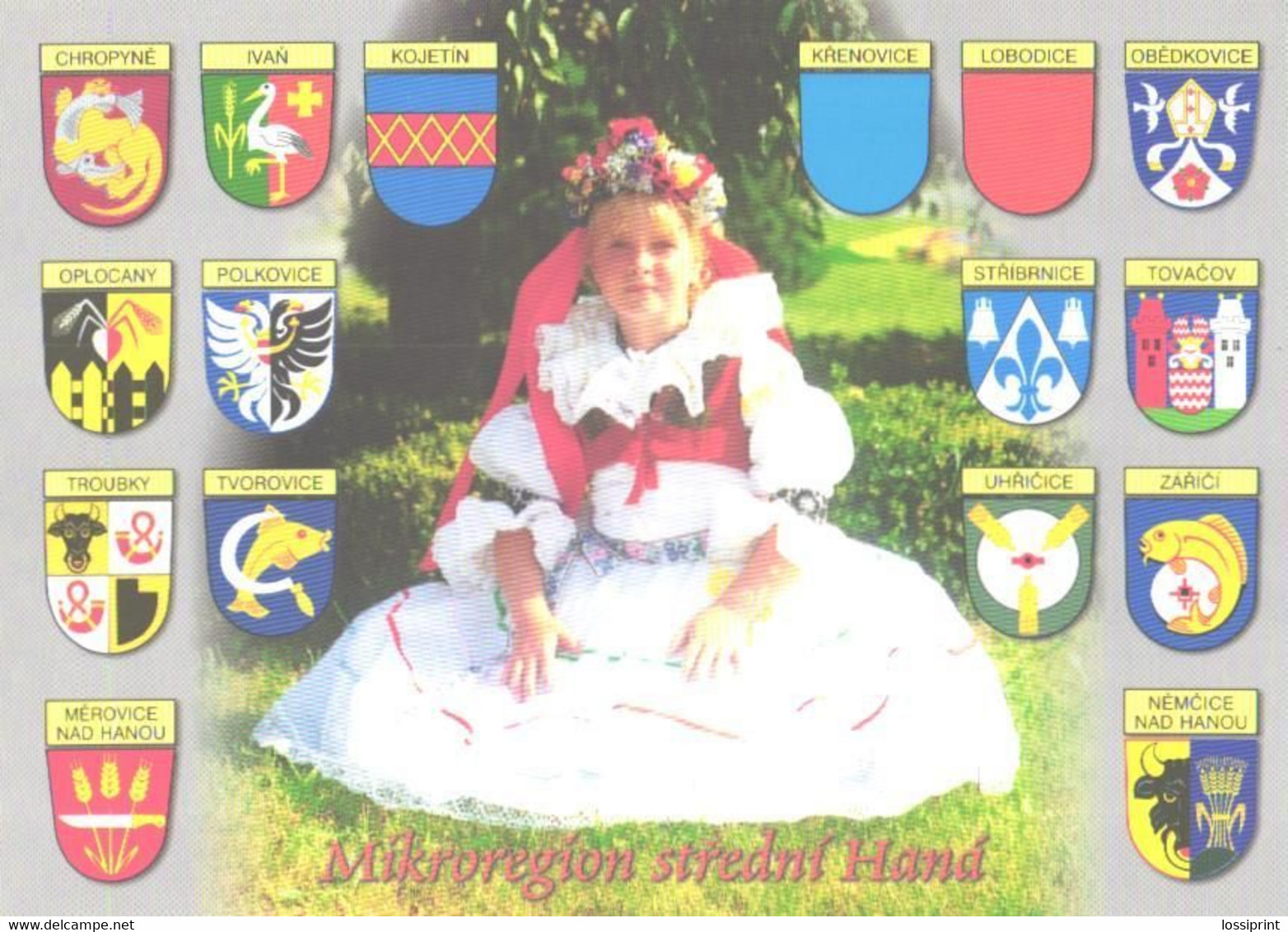Czech:Regions Coat Of Arms, National Costume - Europe