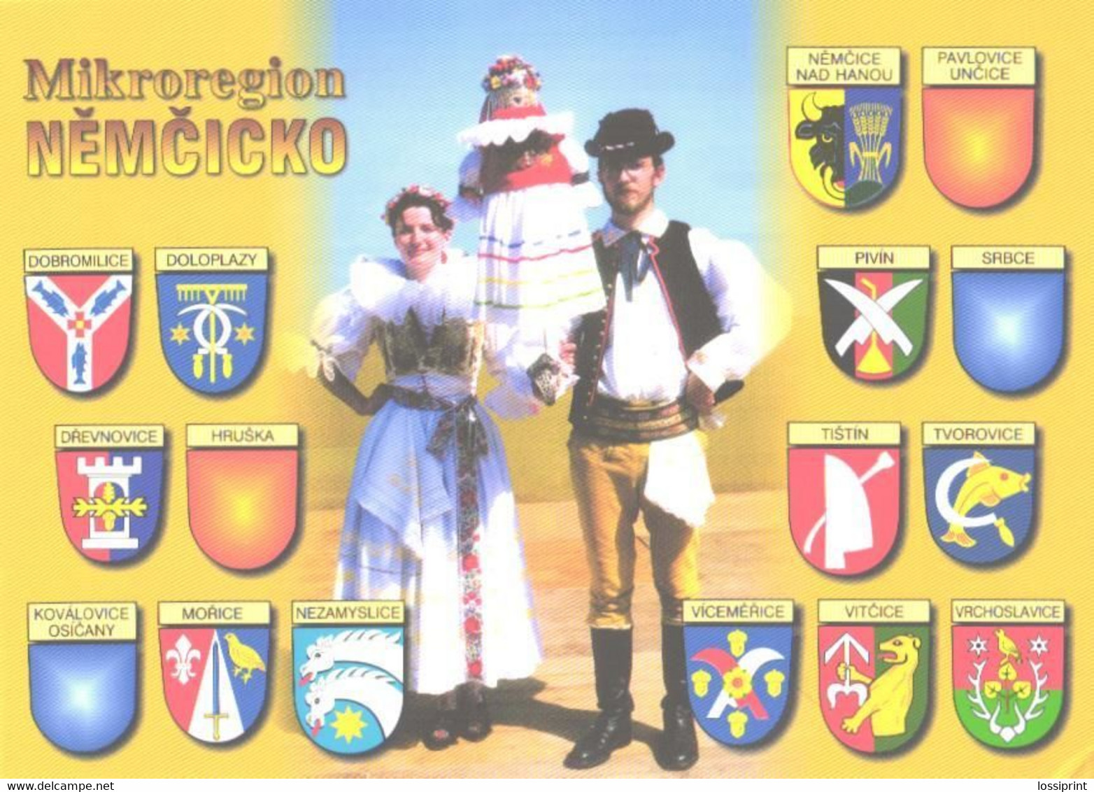 Czech:Mikroregion Nemcicko, Coat Of Arms, National Costumes - Europe