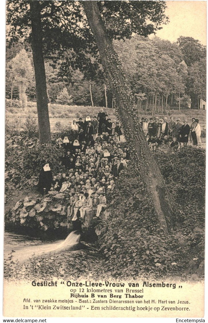 CPA Carte Postale Belgique Alsemberg Onze Lieve Vrouw - Afd. Van Zwakke Meisjes 1937 VM46697ok - Beersel