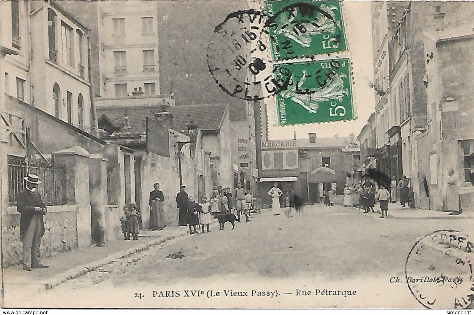 PARIS XVIe - Le Vieux Passy - Rue Petrarque - District 16